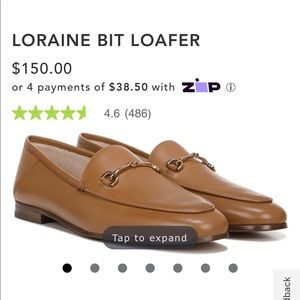LORAINE BIT LOAFER, Sam Edelman, Color: Saddle Leather